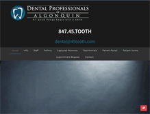 Tablet Screenshot of 45tooth.com